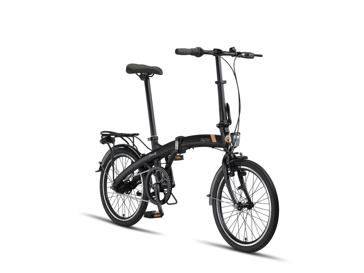 PACTO FIVE N7 – Folding Bike - 20 inch - Shimano Nexus 7 - Black/Blue