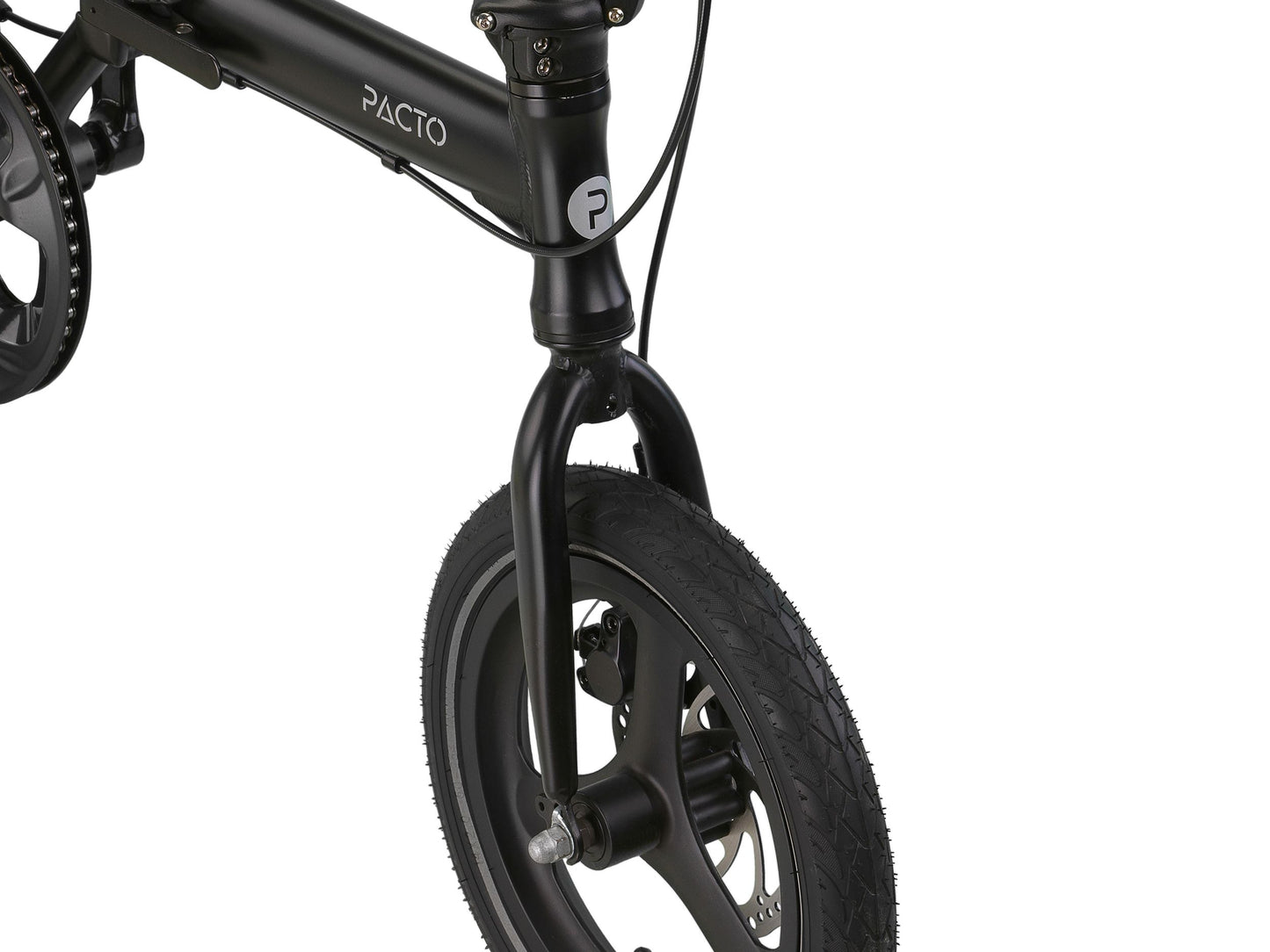 PACTO - 14 - Folding Bike - Black/ Army Green