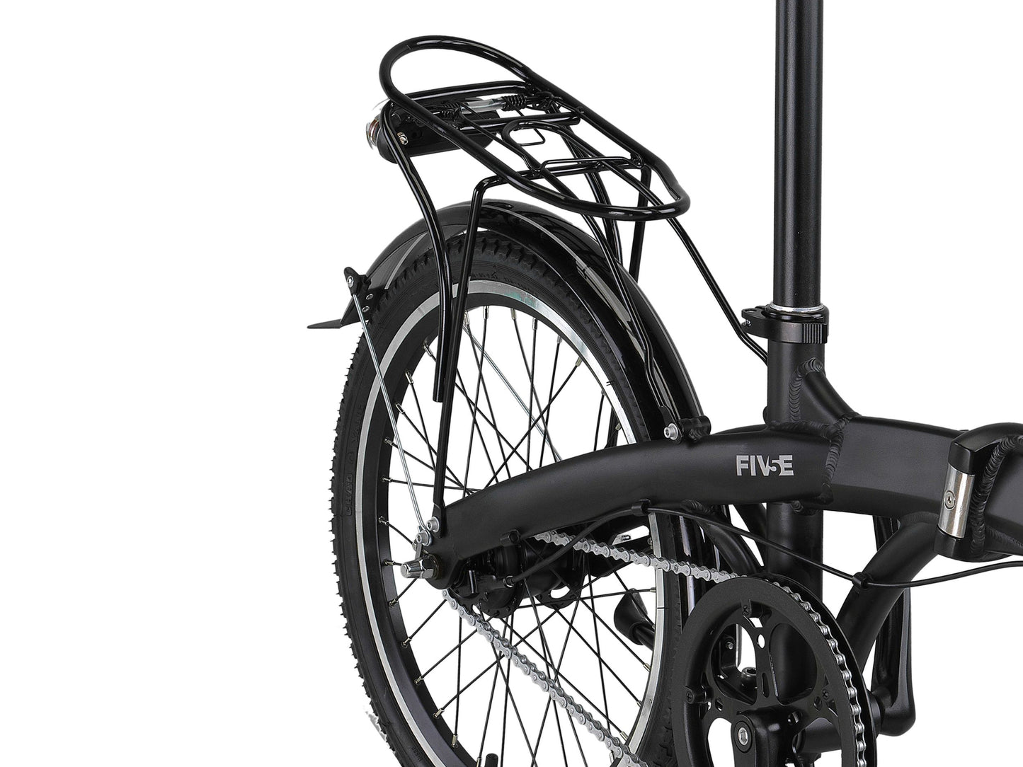 PACTO FIVE N7 – Folding Bike - 20 inch - Shimano Nexus 7 - Black/Blue