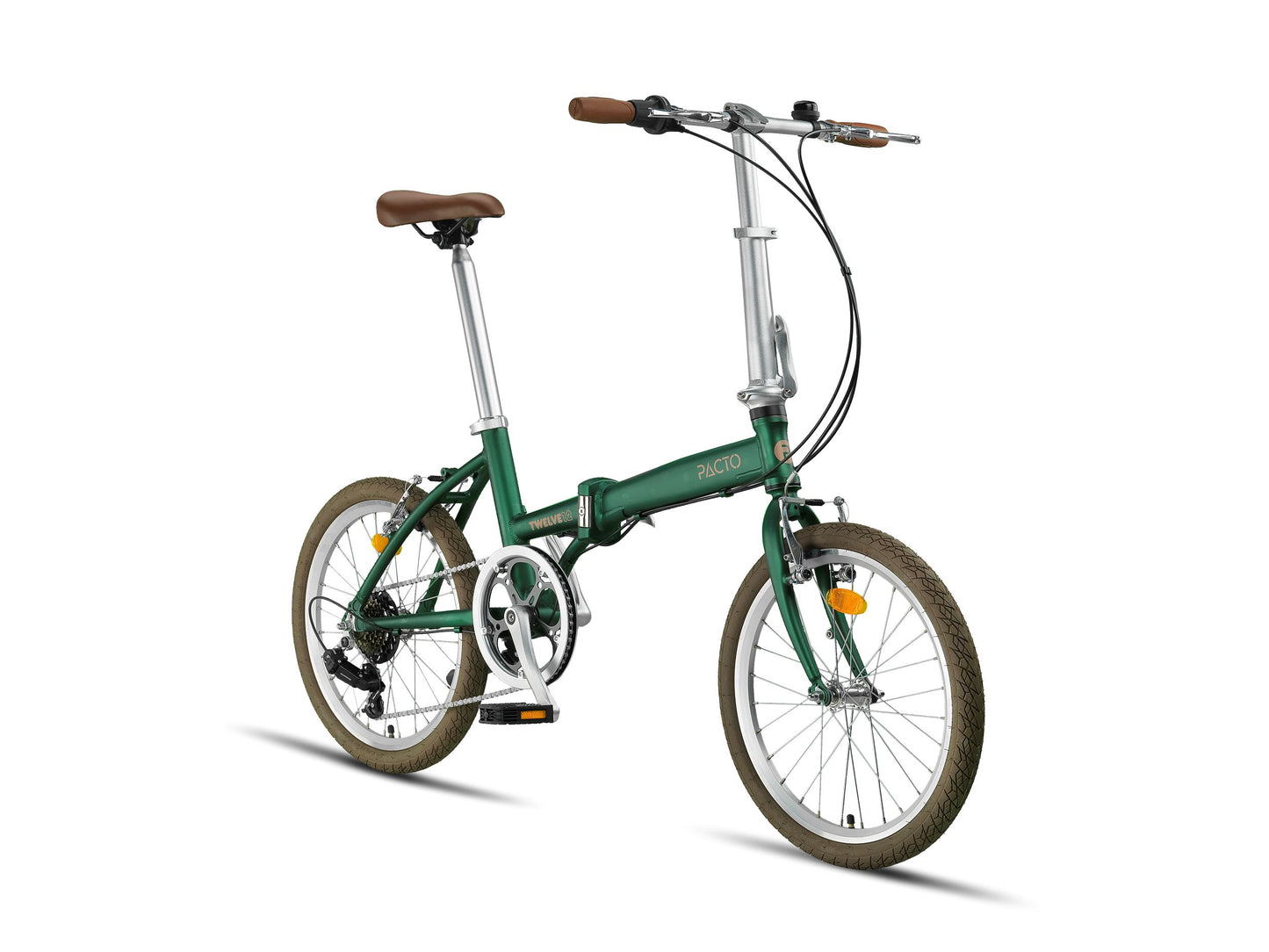 PACTO TWELVE – Vouwfiets - 20 inch - Shimano 6v - Green/Dark Blue