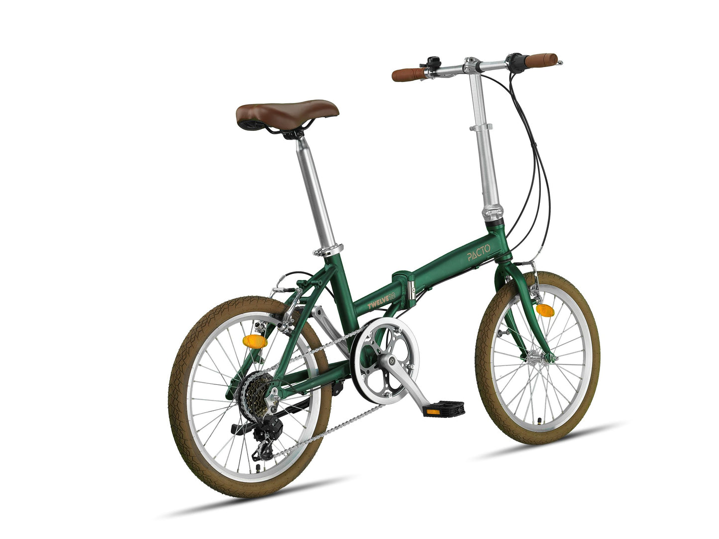 PACTO TWELVE – Vouwfiets - 20 inch - Shimano 6v - Green/Dark Blue