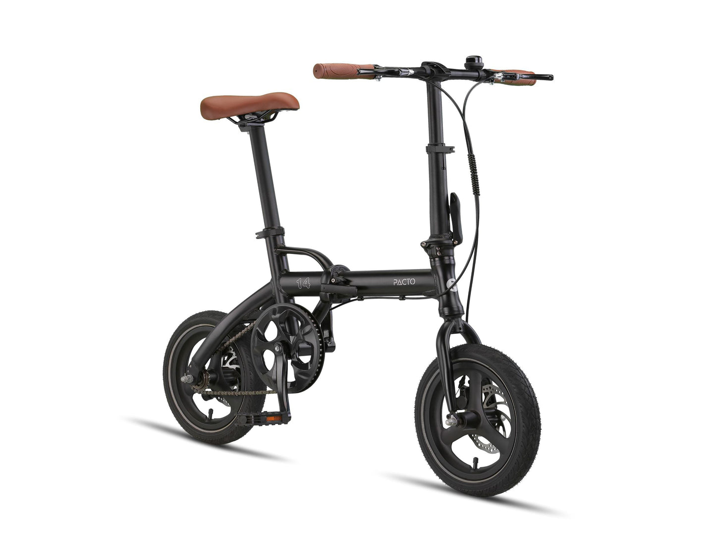 PACTO - 14 - Folding Bike - Black/ Army Green