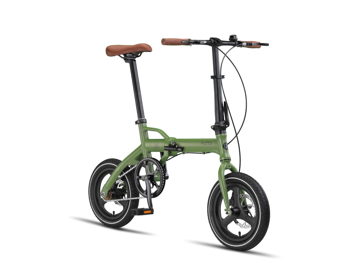 PACTO FOURTEEN – Folding Bike - Ultra Light - 14 inch - Green/Black