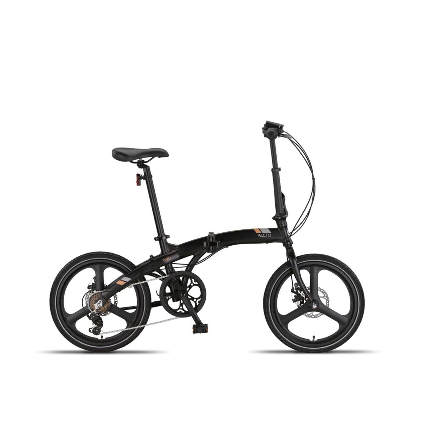 Pacto-two-orange-folding-bike-vouwfiets-plooifiets-black-orange-foldingbike-beste-vouwfiets-kopen-opvouwbare-fiets-urban-compact