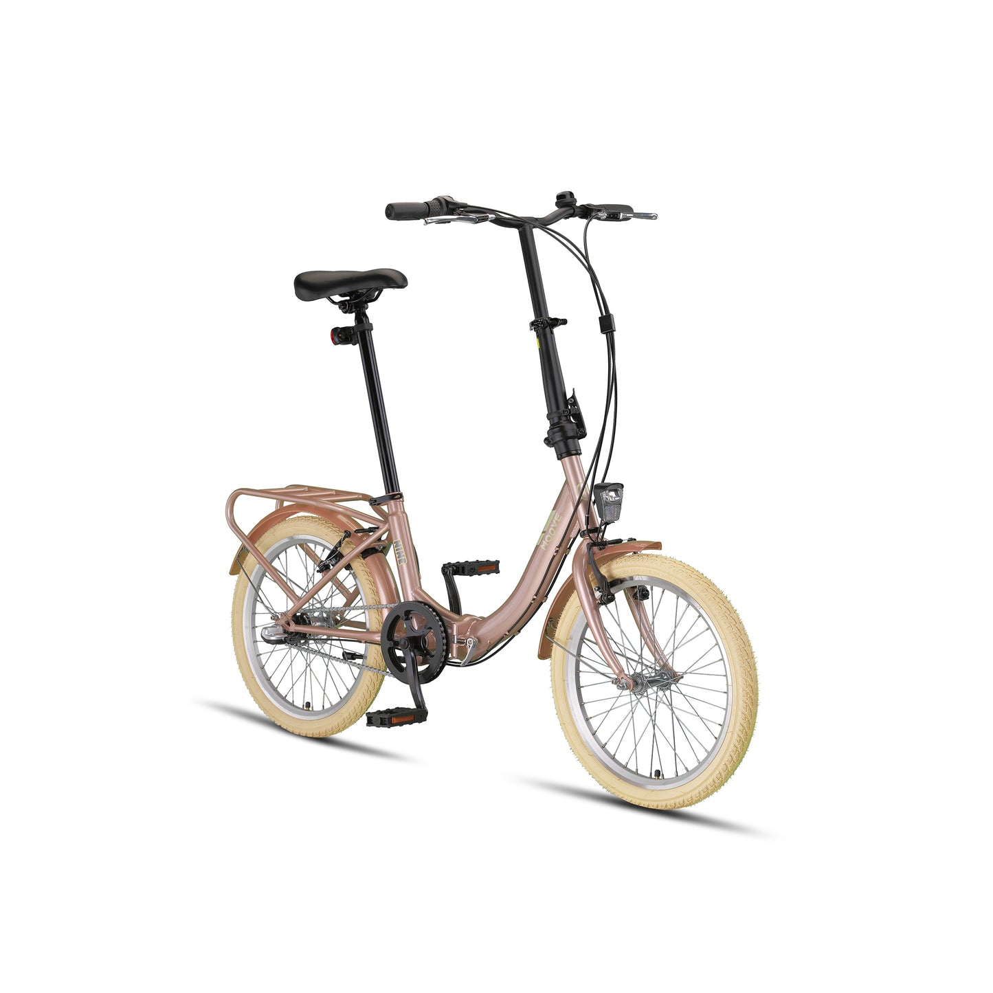 PACTO NINE – Vouwfiets - 20 inch - Lage instap - Shimano Nexus 3 - Lavender/Patrol Green/Black