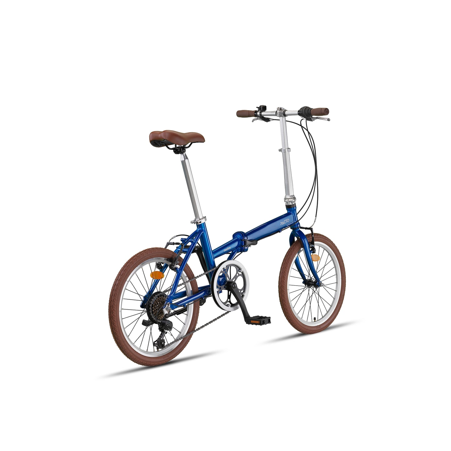 PACTO TWELVE – Folding Bike - 20 inch - Shimano 6 Speed - Dark Blue/Green