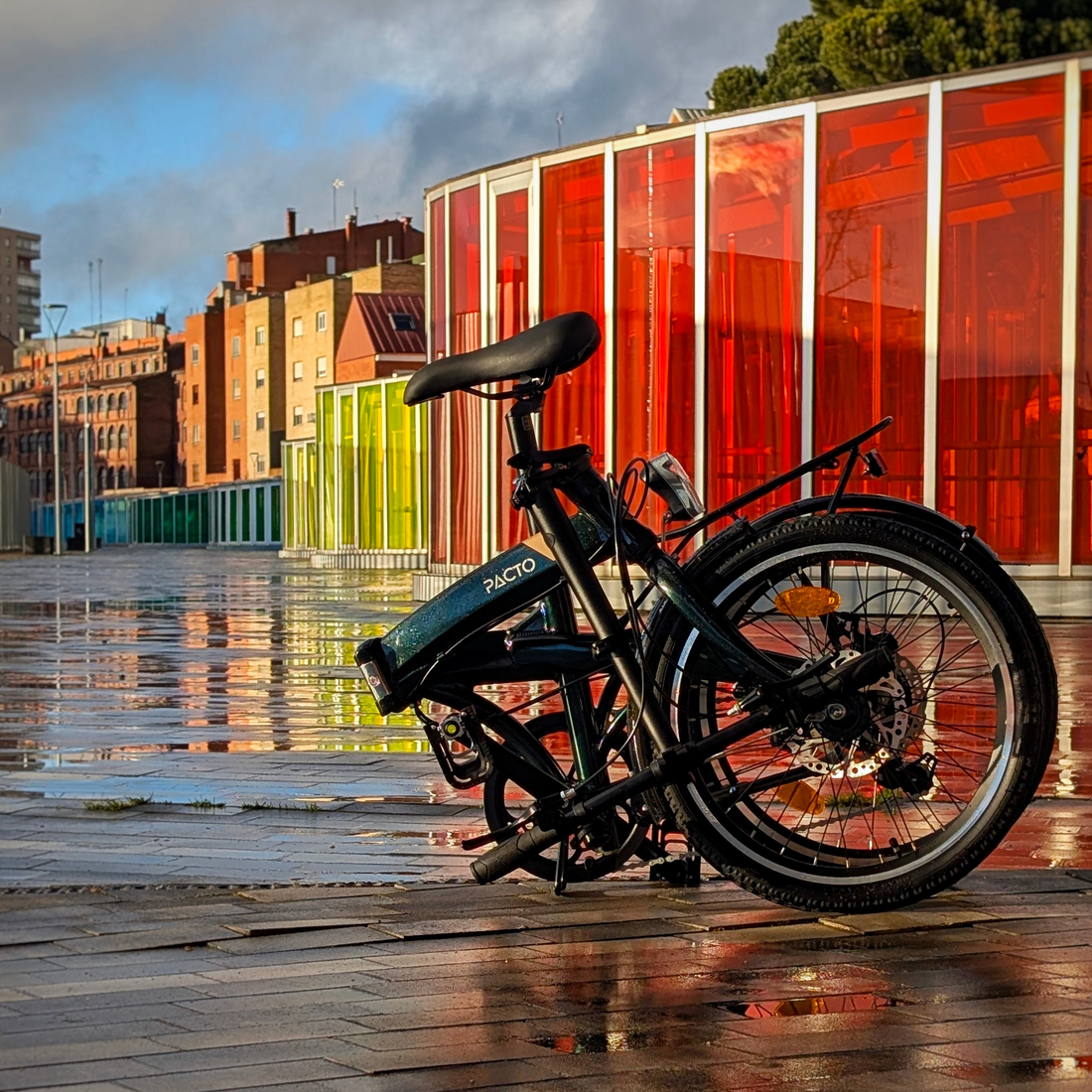Who is a folding bike suitable for?