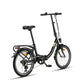 PACTO EIGHT – Low-step 20” folding bike with 6-speed Shimano (Black/Patrol Green/Lavender)