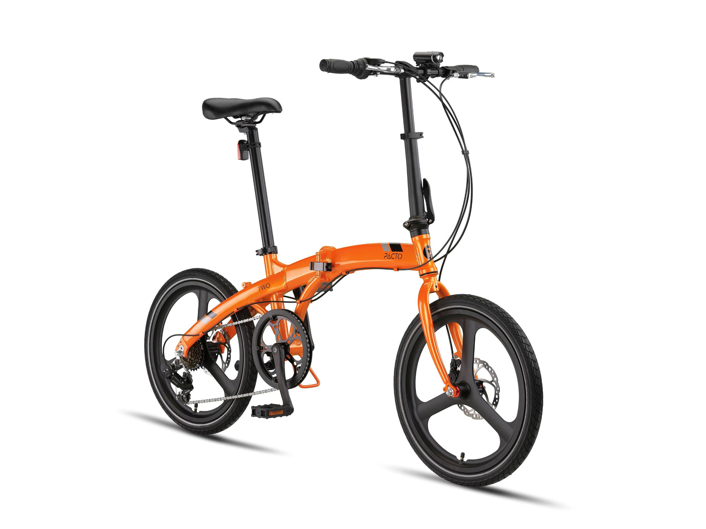 PACTO - Two - Folding Bike - Orange/ Black