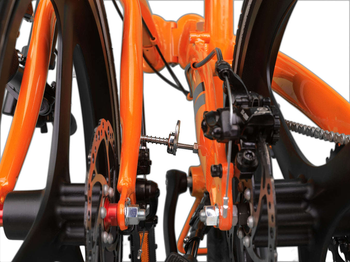 PACTO - Two - Folding Bike - Orange/ Black