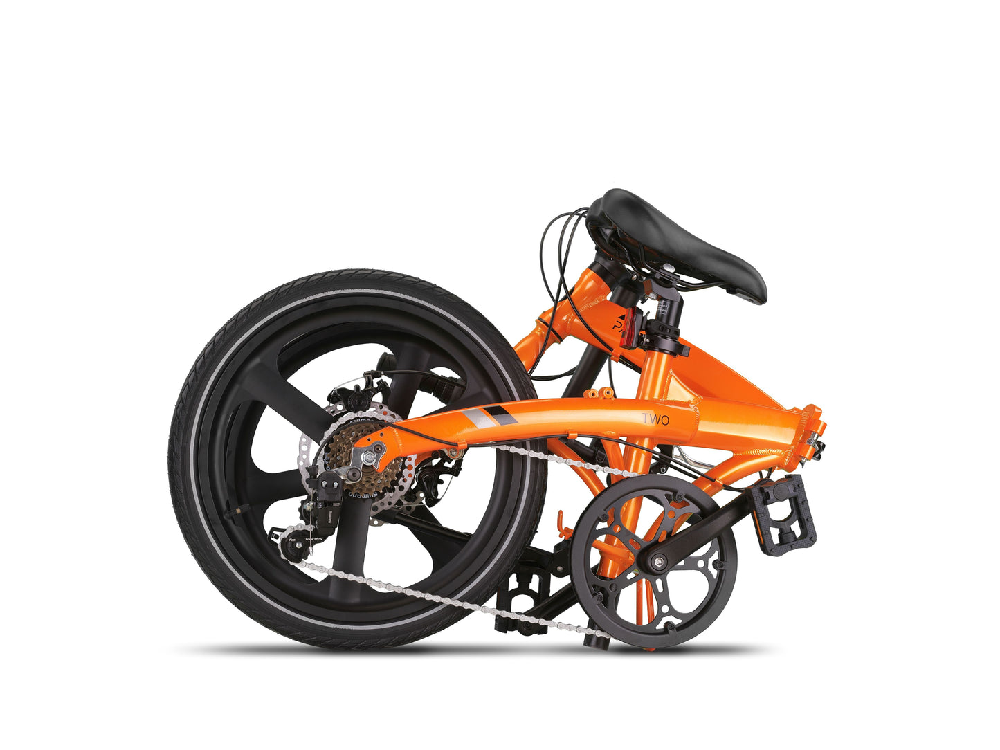 PACTO - Two - Folding Bike - Orange/ Black