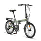 PACTO - Five - Folding Bike - Retro Green/ Black