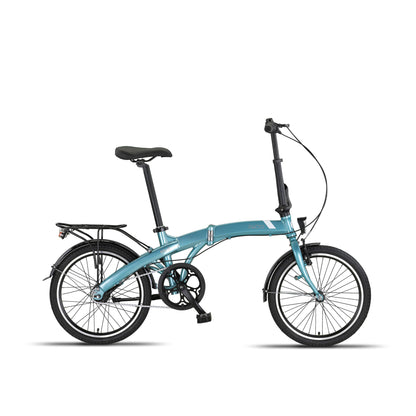 PACTO FIVE N7 – Vouwfiets met Shimano Nexus 7 en terugtraprem (Blauw / Zwart)