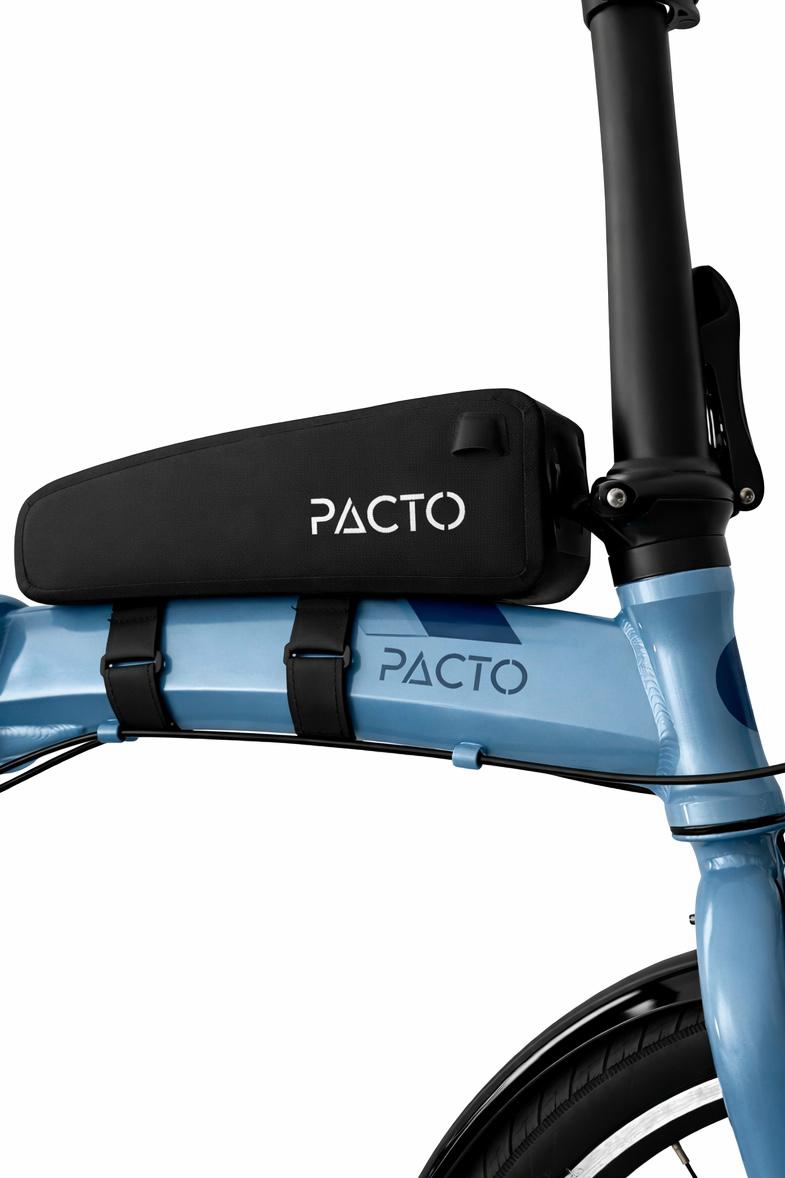 PACTO - Frame bag - black - 1,7L - frame tas - fietstas