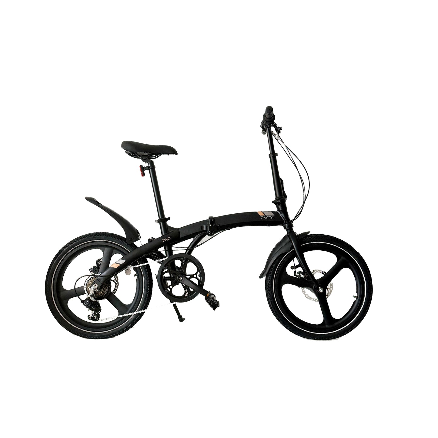 PACTO - Spatbordenset - 20 inch - Vouwfiets - Zwart