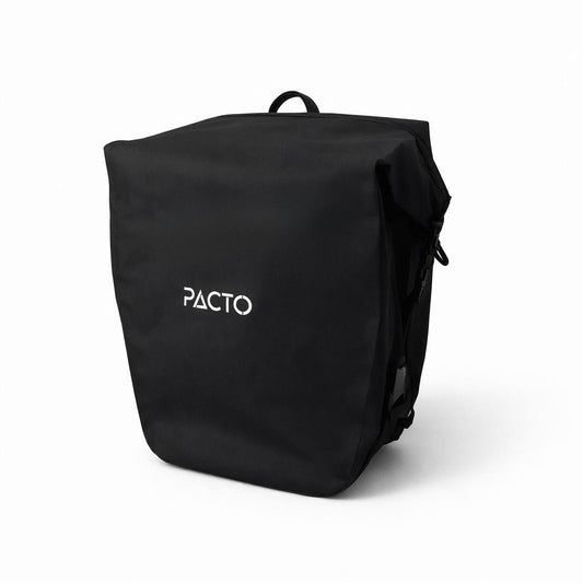 PACTO - Single carrier bag - black - 18L - enkele - fietstas - 