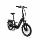 PACTO E-ONE – Elektro-Faltrad – 20 Zoll – Shimano 7-Gang-Schaltung – Tiefeinsteiger-Rahmen – Schwarz