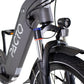 PACTO E-ONE - Elektrische Vouwfiets - 20 inch - Shimano 7 Versnellingen Derailleur - Laag instapframe - Grijs