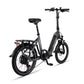 PACTO E-ONE - Elektrische Vouwfiets - 20 inch - Shimano 7 Versnellingen Derailleur - Laag instapframe - Grijs