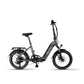 PACTO E-ONE – Elektro-Faltrad – 20 Zoll – Shimano 7-Gang-Schaltung – Tiefeinsteigerrahmen – Grau