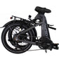 PACTO E-ONE - Elektrische Vouwfiets - 20 inch - Shimano 7 Versnellingen Derailleur - Laag instapframe - Grijs
