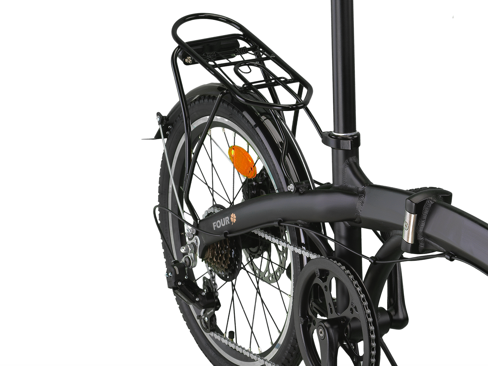 PACTO FOUR S – Faltrad – 20 Zoll – 6-Gang Shimano – Schwarz/Grün