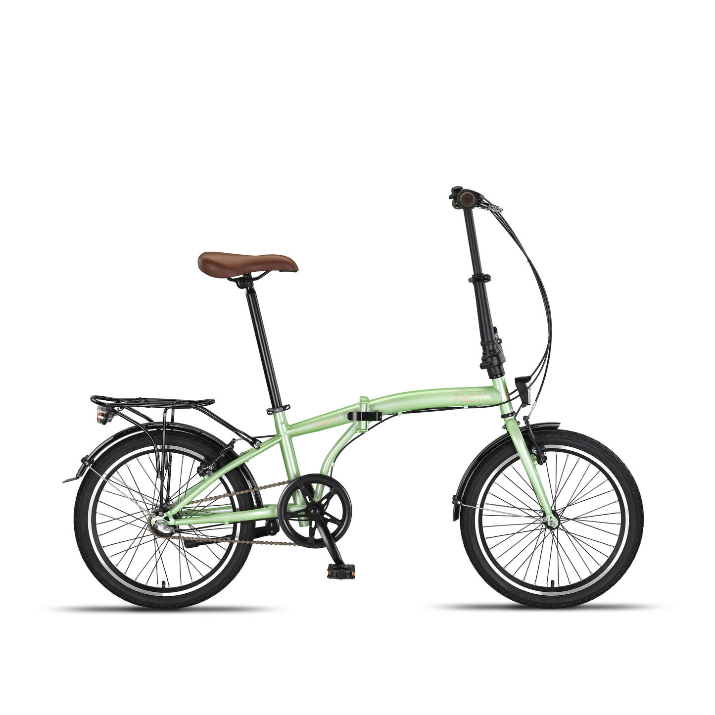 PACTO - Eleven - Folding Bike - Mint/ Black