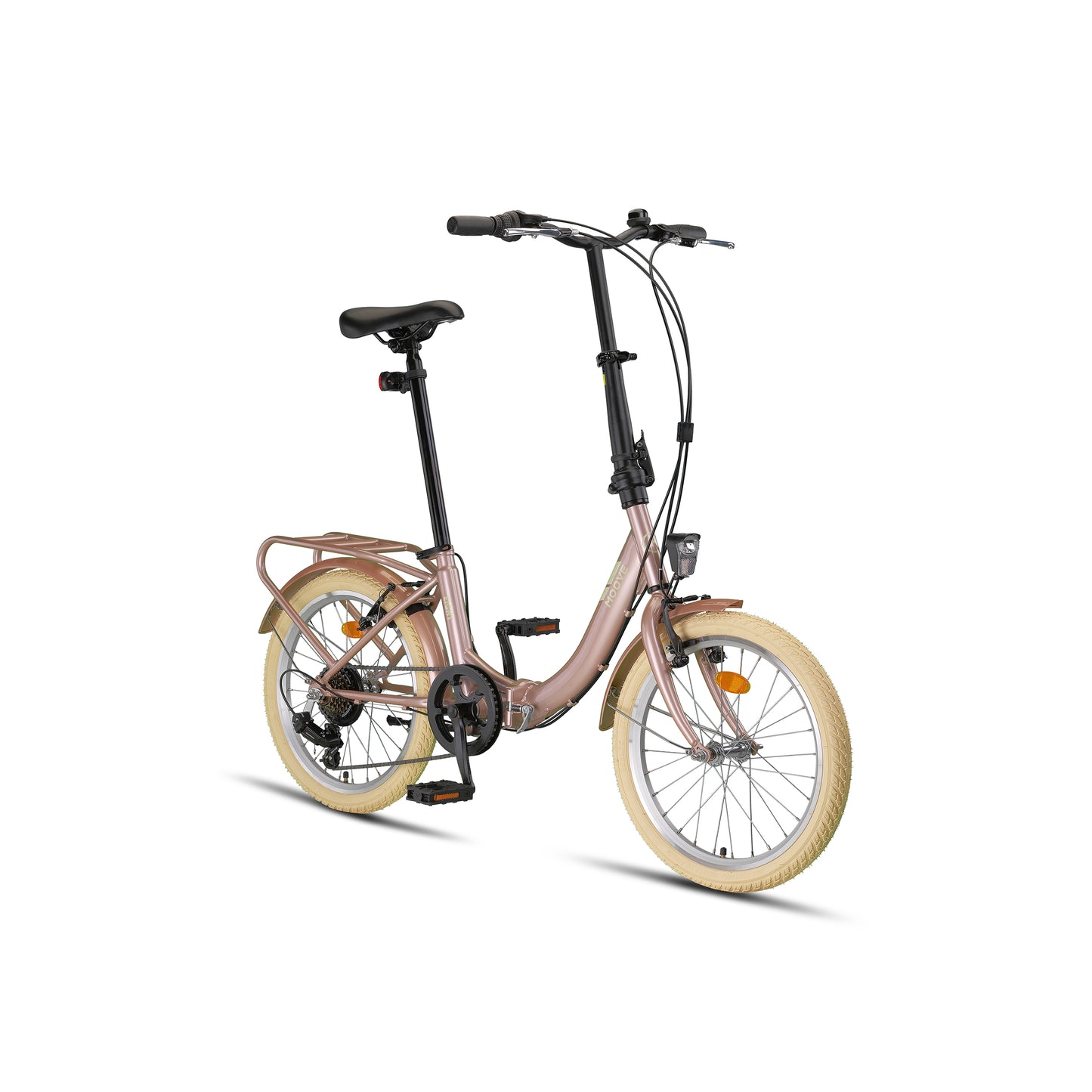 PACTO - Eight - Folding Bike - Lavender/ Black/ Patrol Green