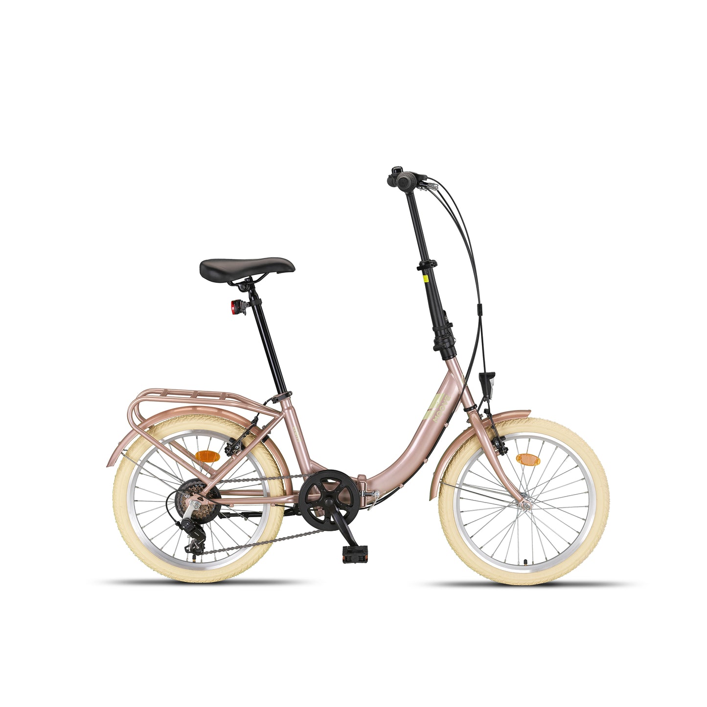 PACTO - Eight - Vouwfiets - Patrol Green/ Lavender/ Black
