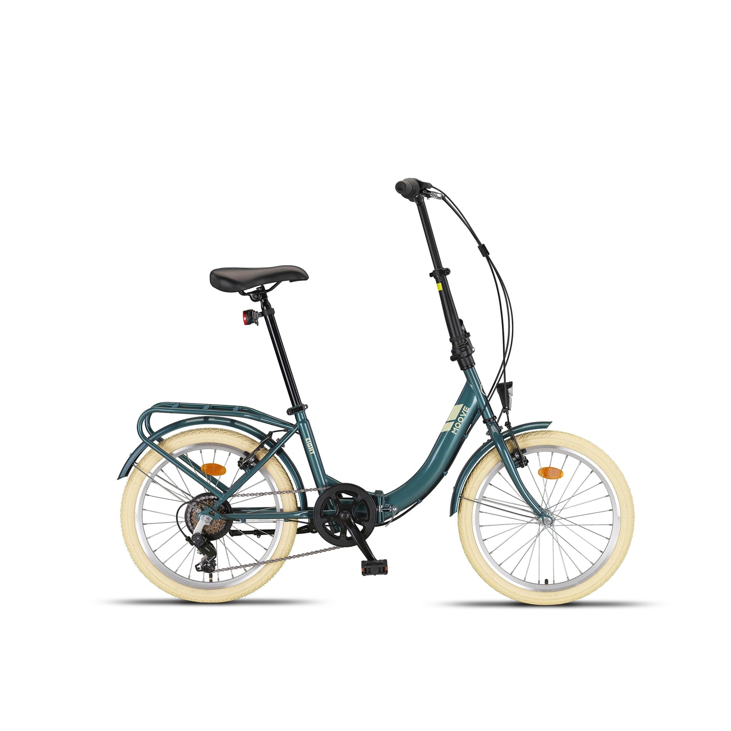 PACTO - Eight - Folding Bike - Lavender/ Black/ Patrol Green