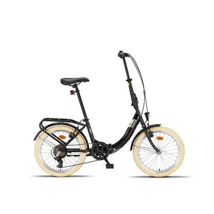 PACTO - Eight - Folding Bike - Lavender/ Black/ Patrol Green