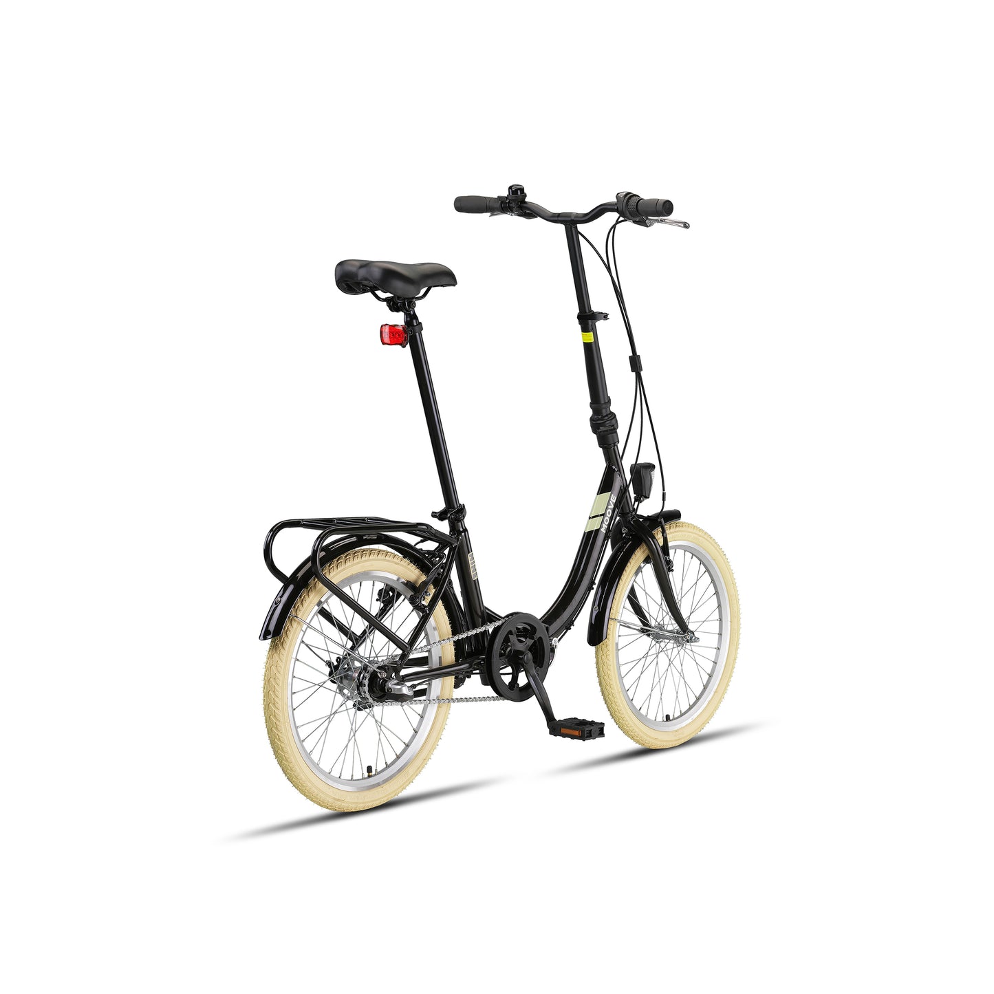 PACTO - Nine - Vouwfiets - Black/ Lavender/ Patrol Green