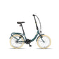 PACTO NINE – Vouwfiets met lage instap en Shimano Nexus 3 (Patrol Green / Zwart / Lavendel)