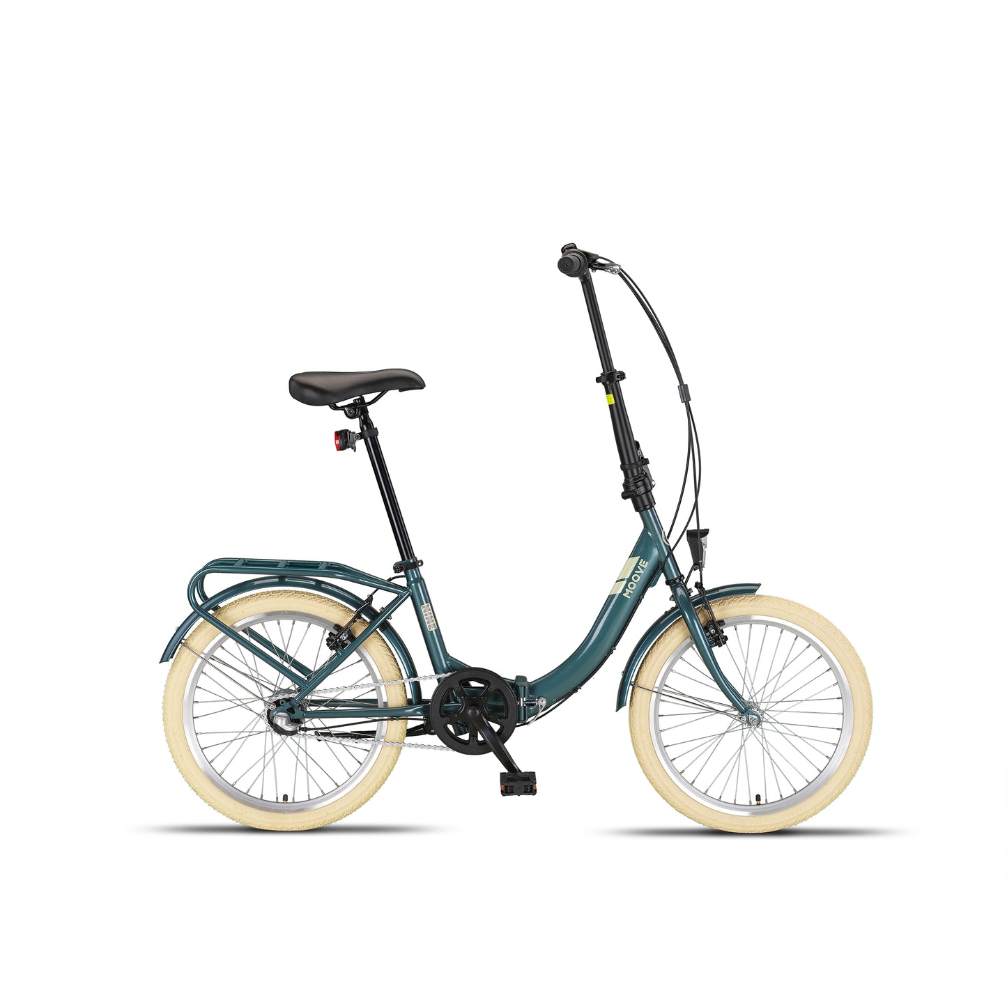 PACTO - Nine - Folding Bike - Patrol Green/ Black/ Lavender