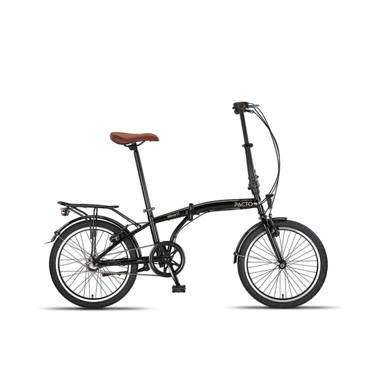 PACTO - Eleven - Folding Bike - Black/ Mint