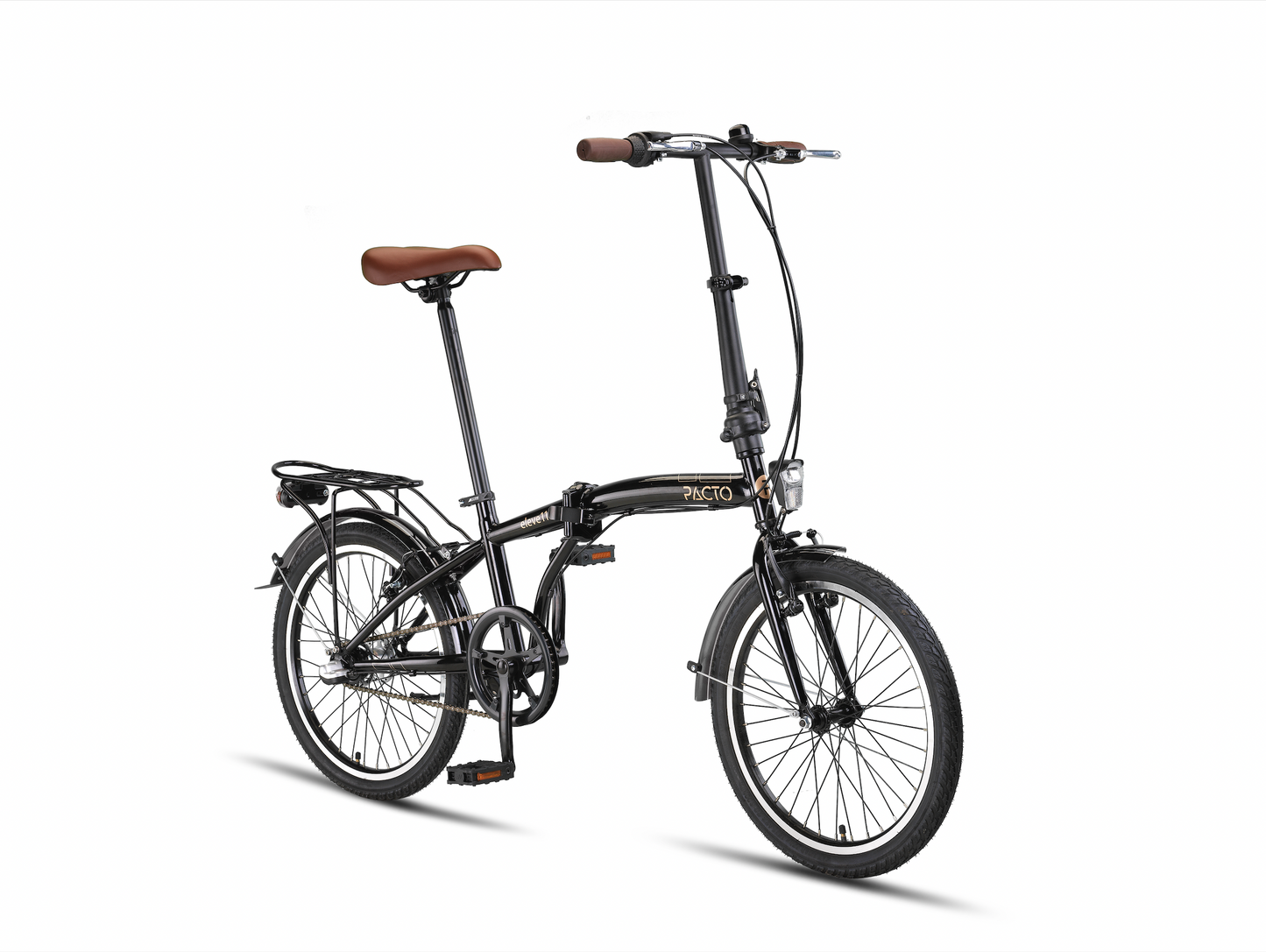 PACTO - Eleven - Folding Bike - Black/ Mint