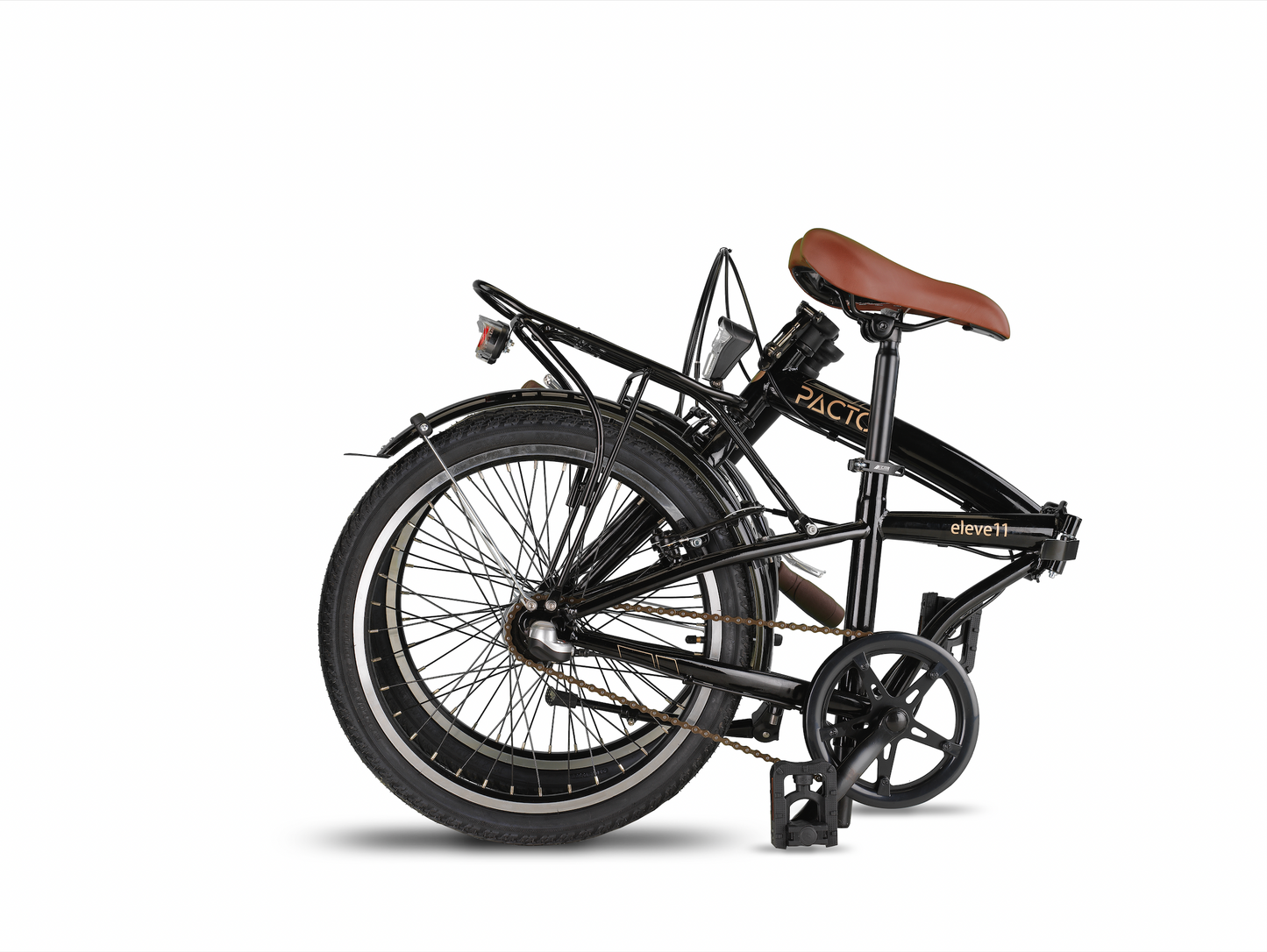 PACTO - Eleven - Folding Bike - Black/ Mint