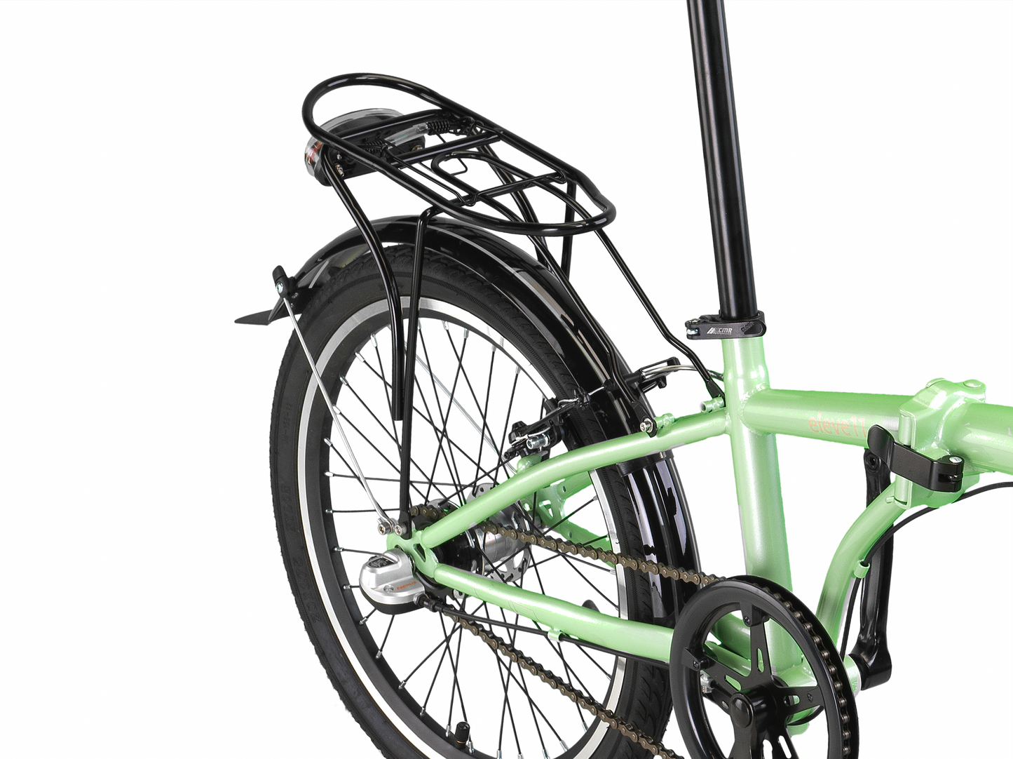 PACTO - Eleven - Folding Bike - Mint/ Black