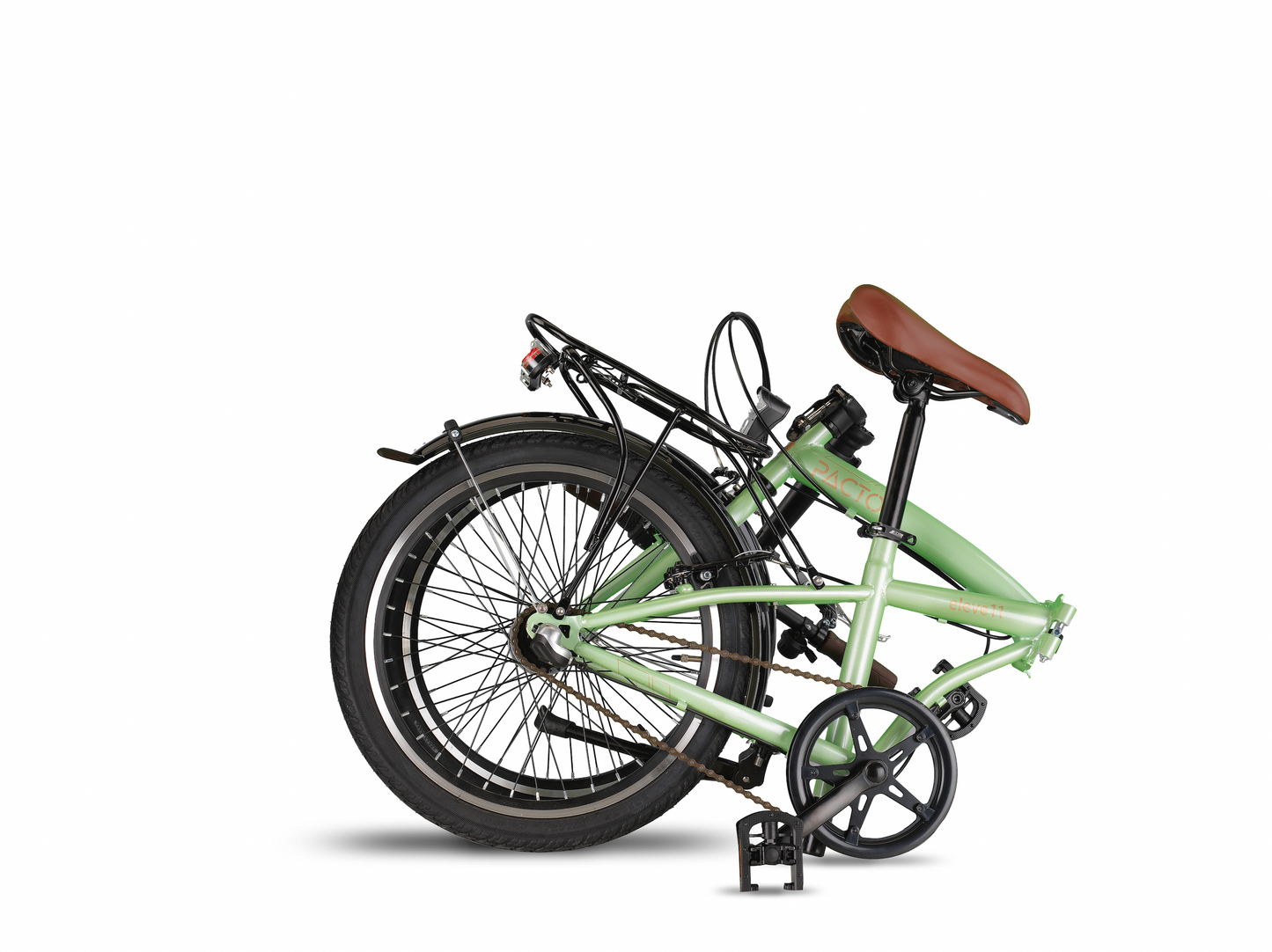 PACTO - Eleven - Folding Bike - Mint/ Black