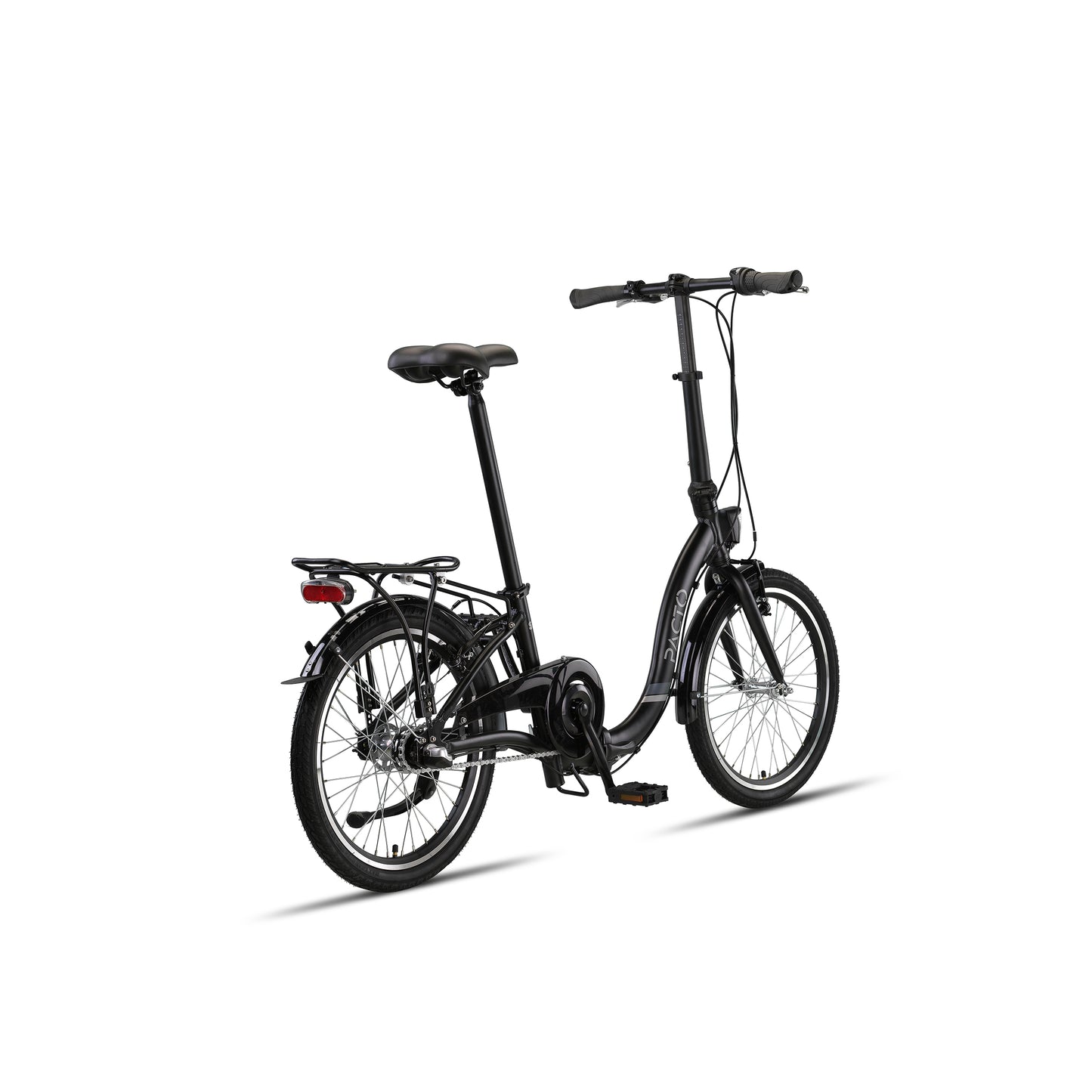 PACTO - Seven - Folding Bike - Black / Patrol Blue