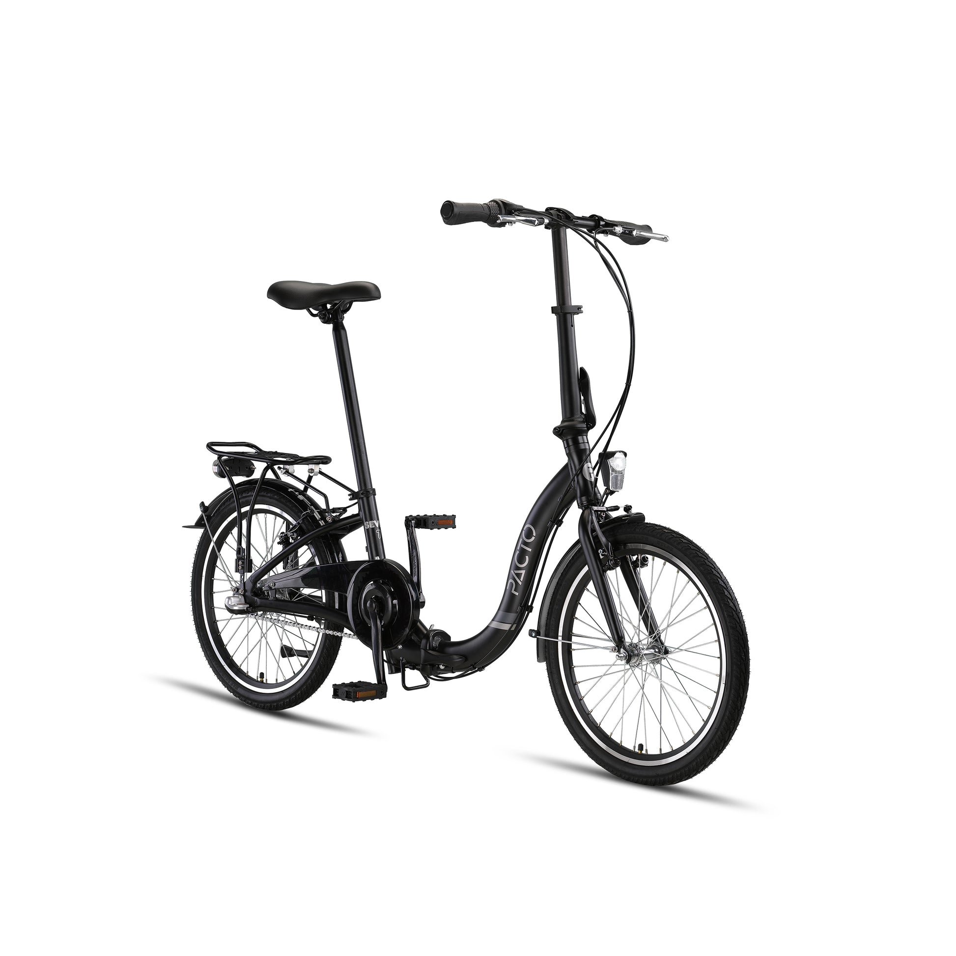 klapprad nexus PACTO SEVEN – Faltrad – 20 Zoll – Shimano Nexus 3 – Schwarz/Patrolblau