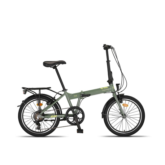 PACTO - Five - Folding Bike - Retro Green/ Black